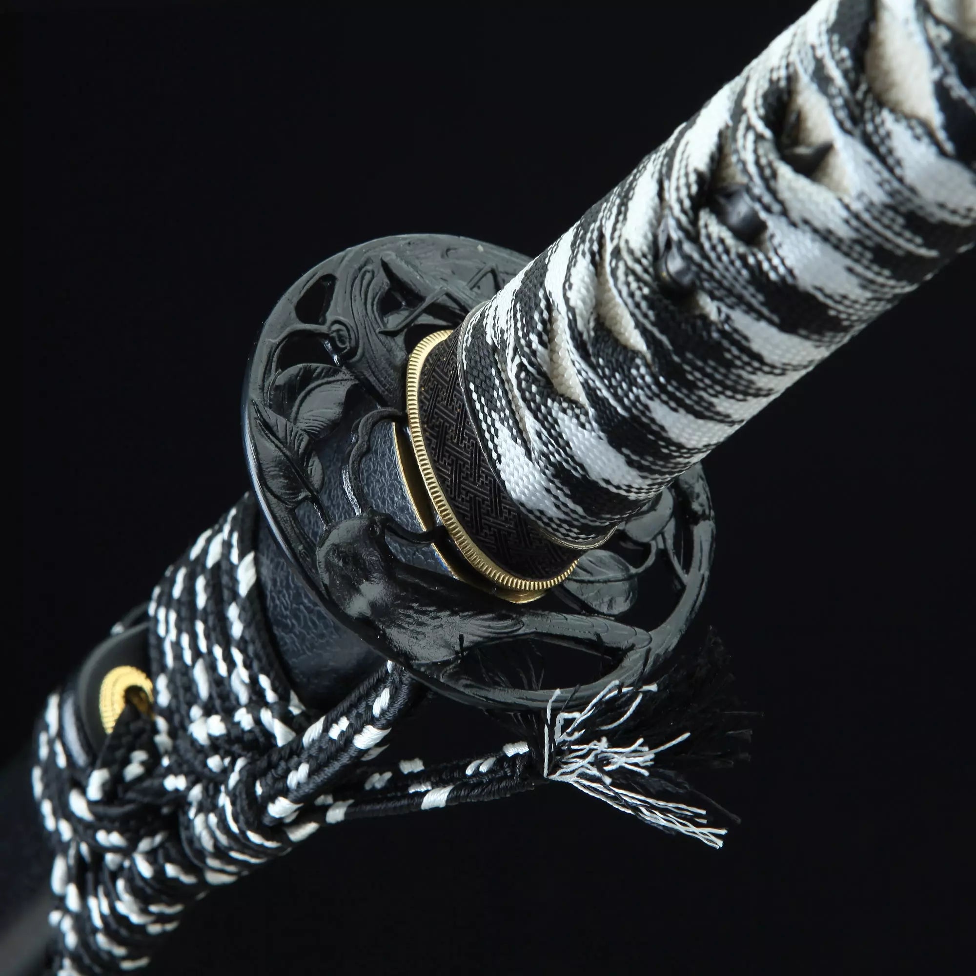 Handmade Japanese Katana Sword Damascus Steel Full Tang