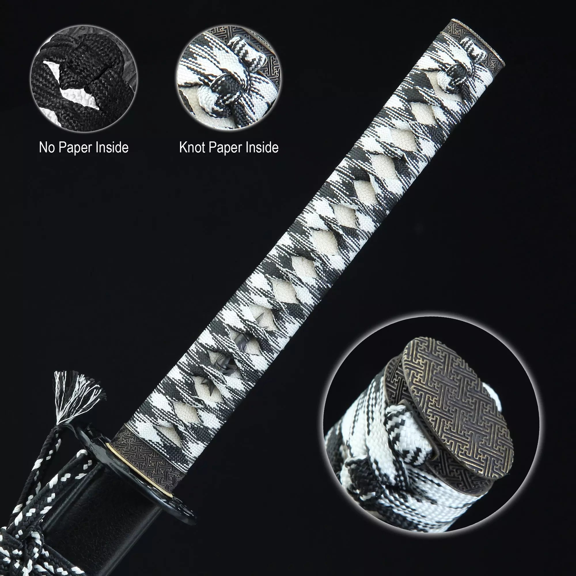 Handmade Japanese Katana Sword Damascus Steel Full Tang