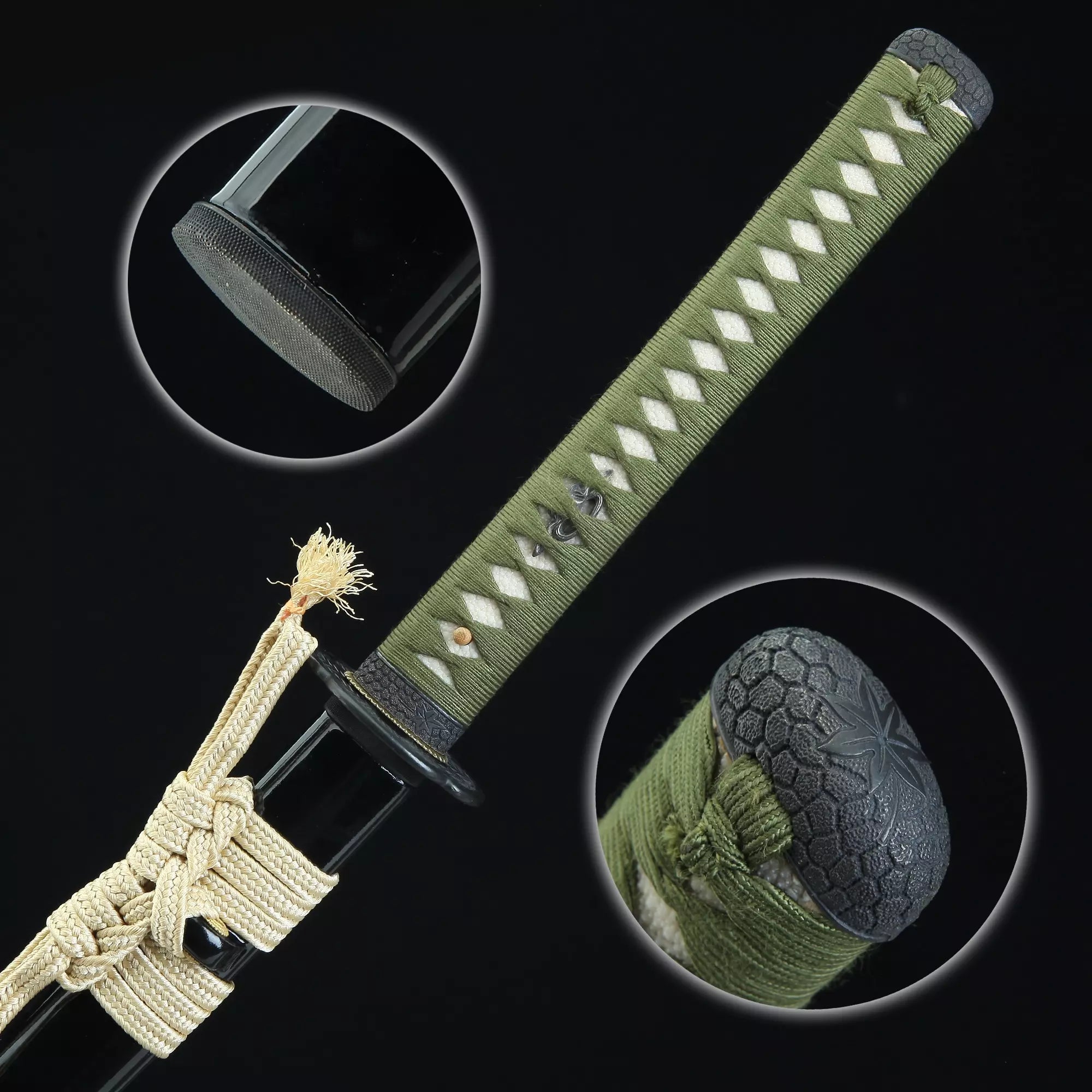 High-performance Japanese Samurai Sword Tamahagane Steel