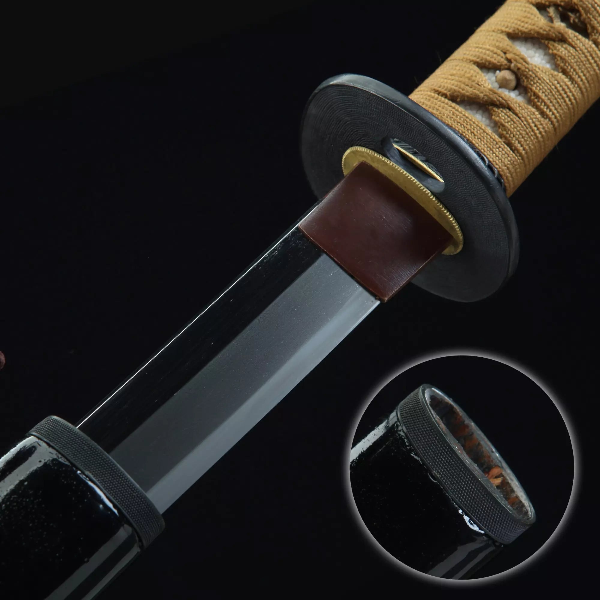 High-performance Japanese Katana Sword Tamahagane Steel