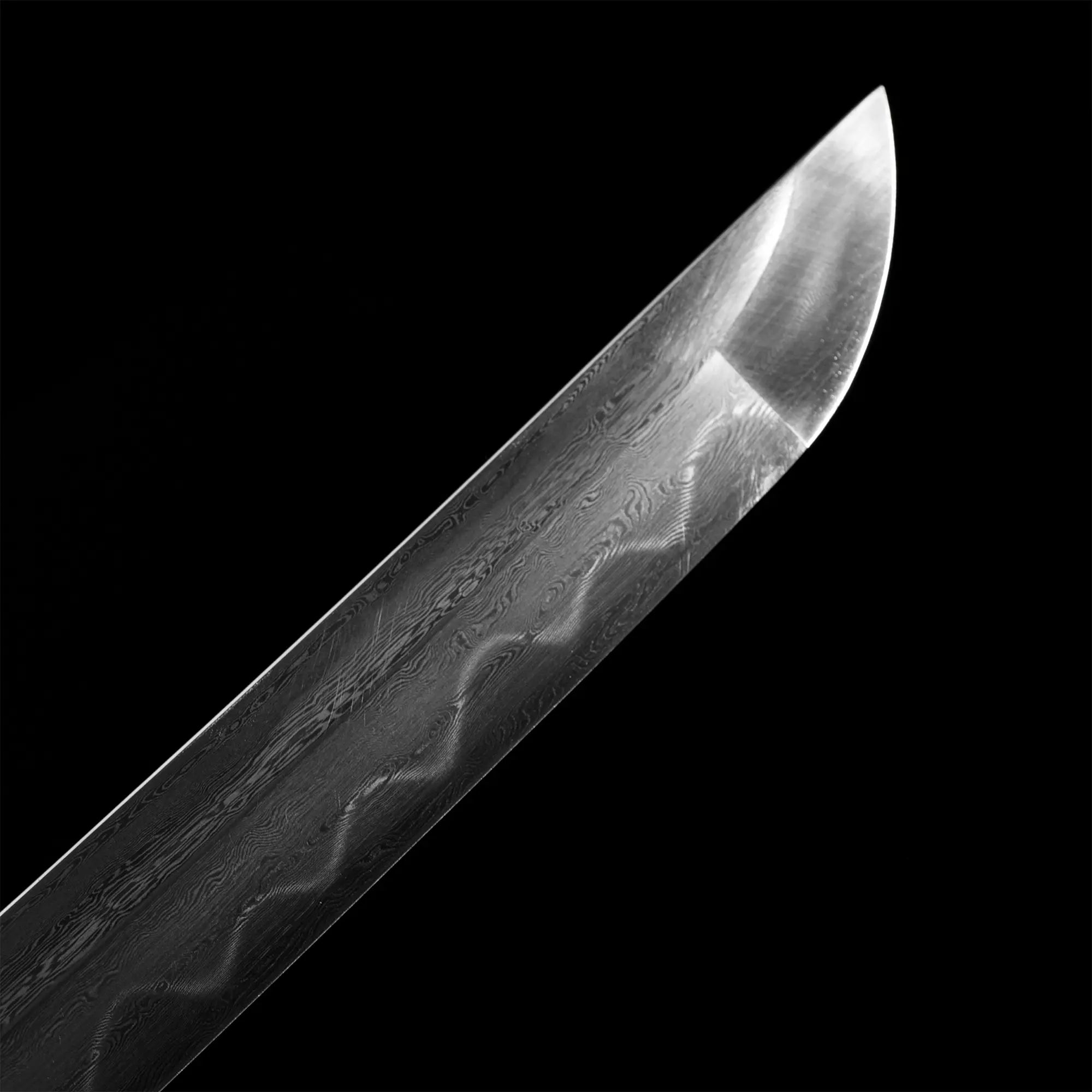 Handmande Real Hamon Japanese Katana Sword Damascus Steel