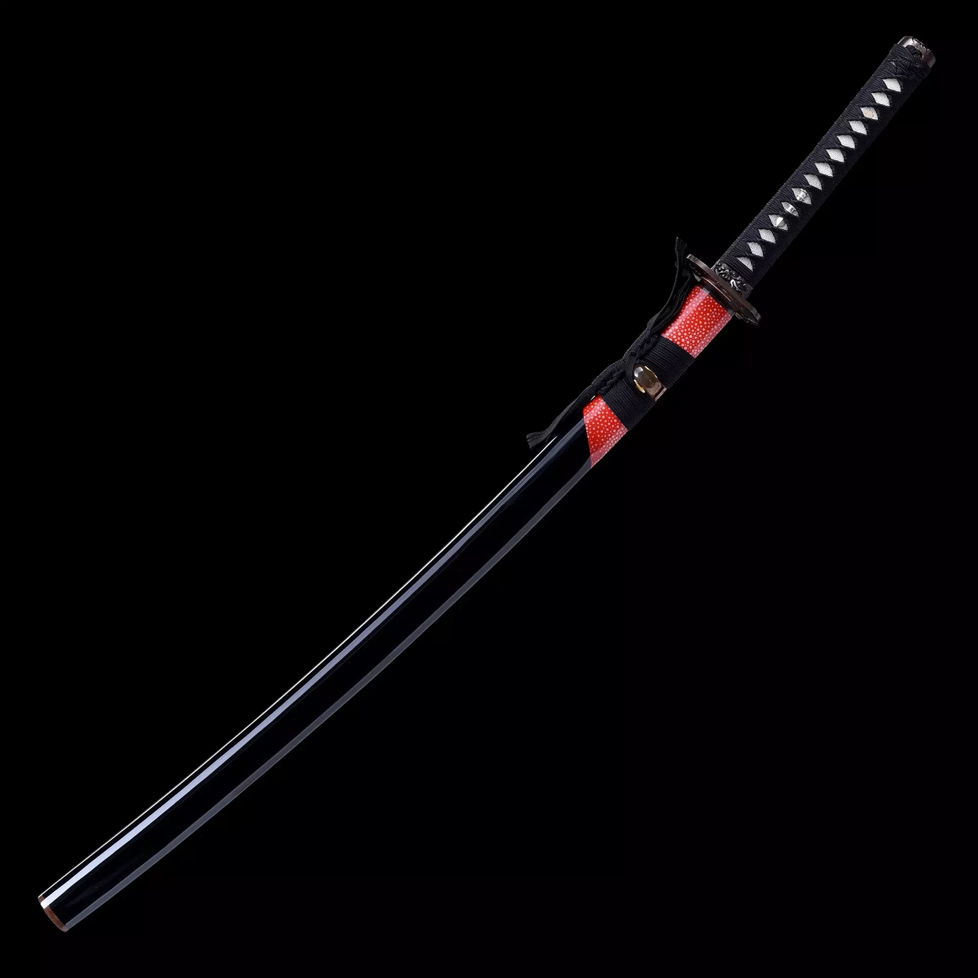 Handmande Real Hamon Japanese Katana Sword Damascus Steel