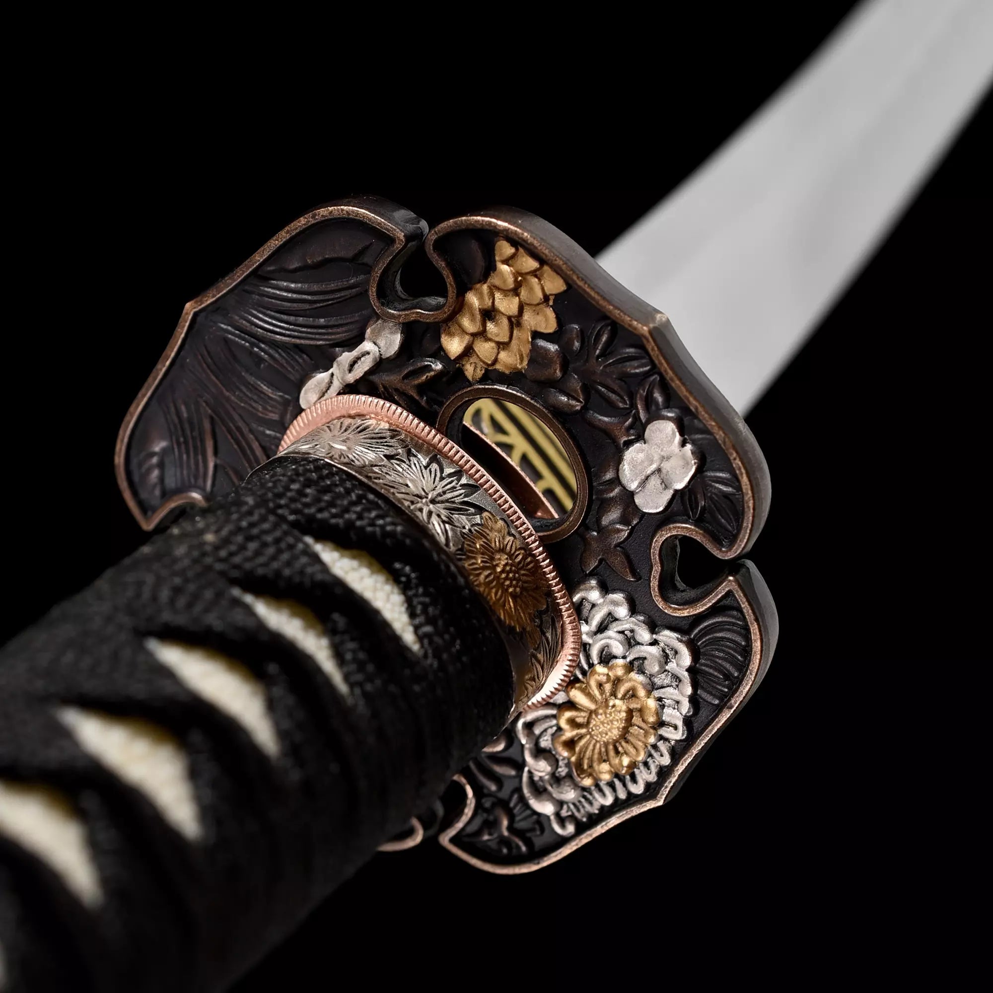 Handmade Japanese Samurai Sword Damascus Steel Full Tang