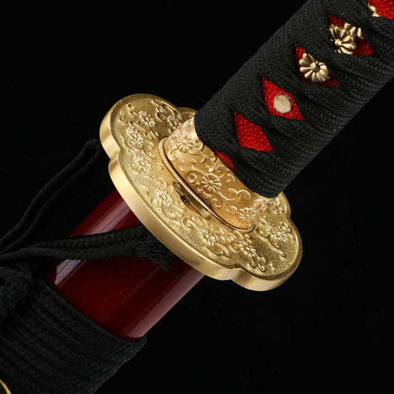 High-performance Exquisite Handmade Full-tang Katana Sword With Clay Tempered Blade