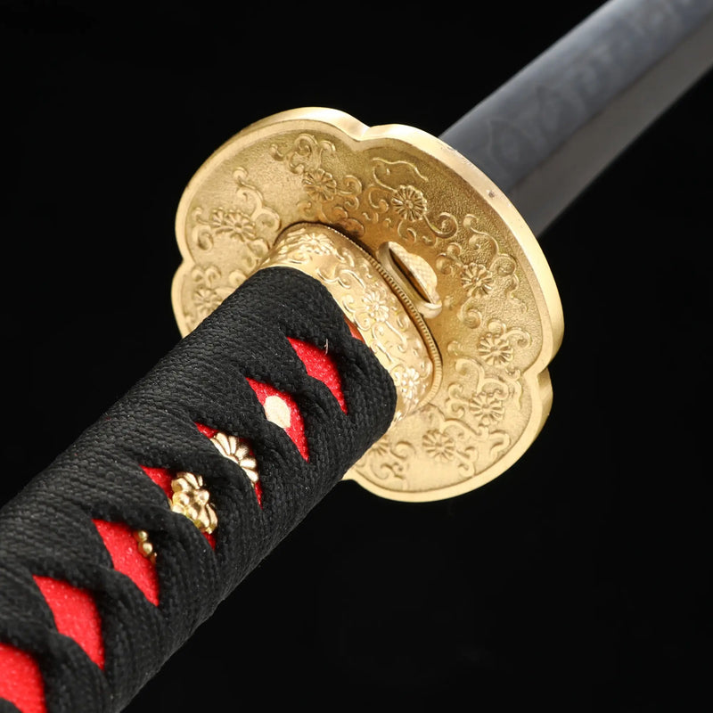 High-performance Exquisite Handmade Full-tang Katana Sword With Clay Tempered Blade