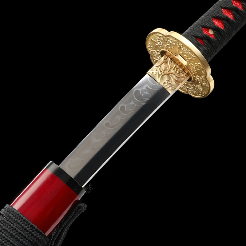 High-performance Exquisite Handmade Full-tang Katana Sword With Clay Tempered Blade