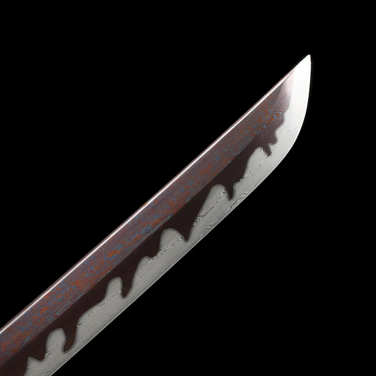 Exquisite Handmade Full-tang Katana Sword With Folded Melaleuca Steel Blade