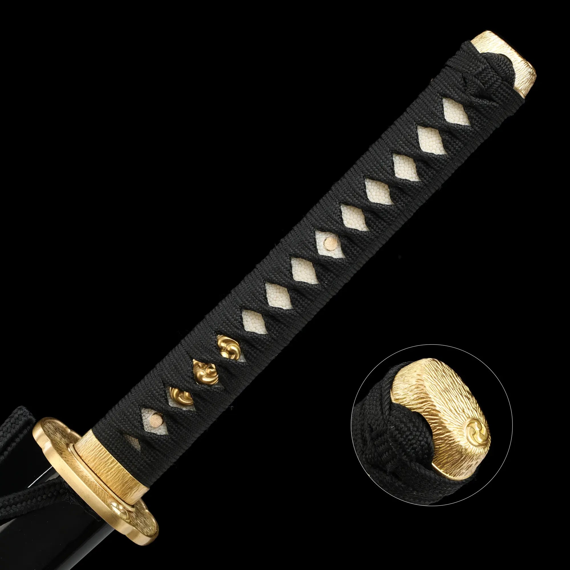Exquisite Handmade Full-tang Katana Sword With Folded Melaleuca Steel Blade