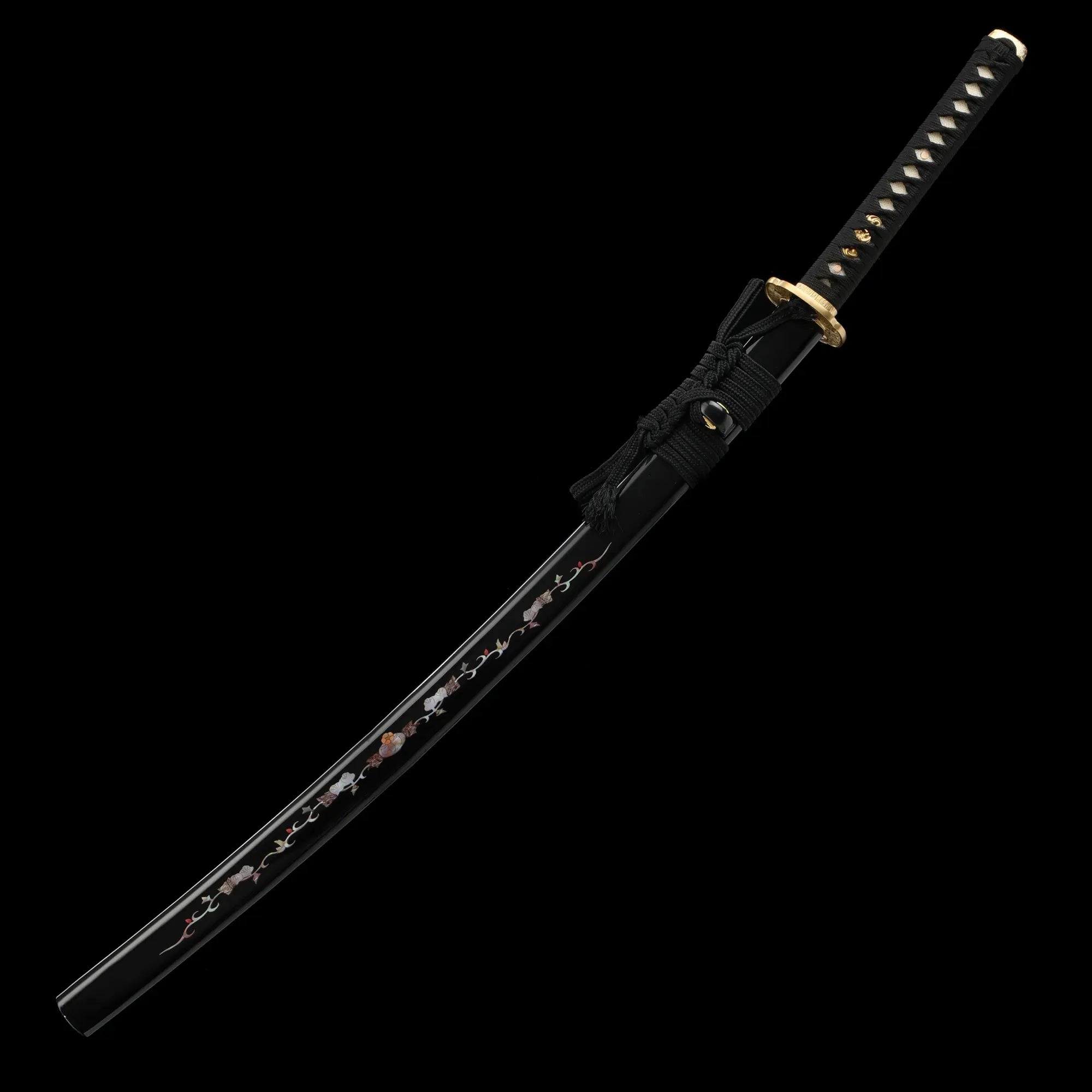 Exquisite Handmade Full-tang Katana Sword With Folded Melaleuca Steel Blade