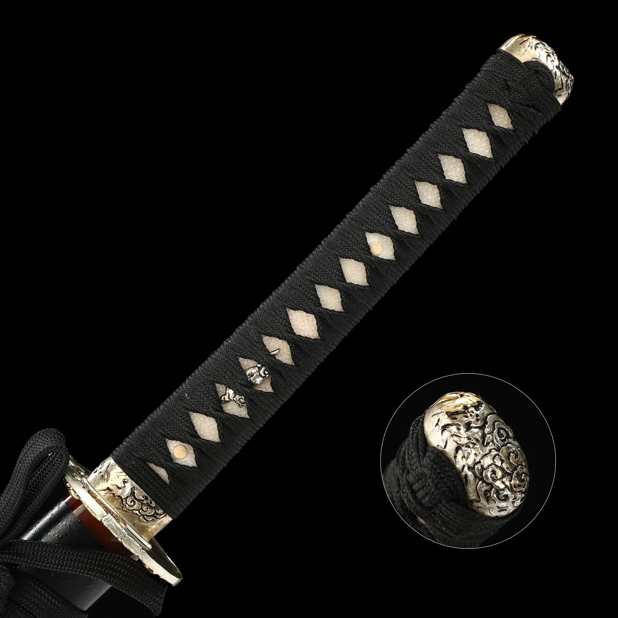 High-performance Full Tang Japanese Katana Sword With Damascus Steel Blade