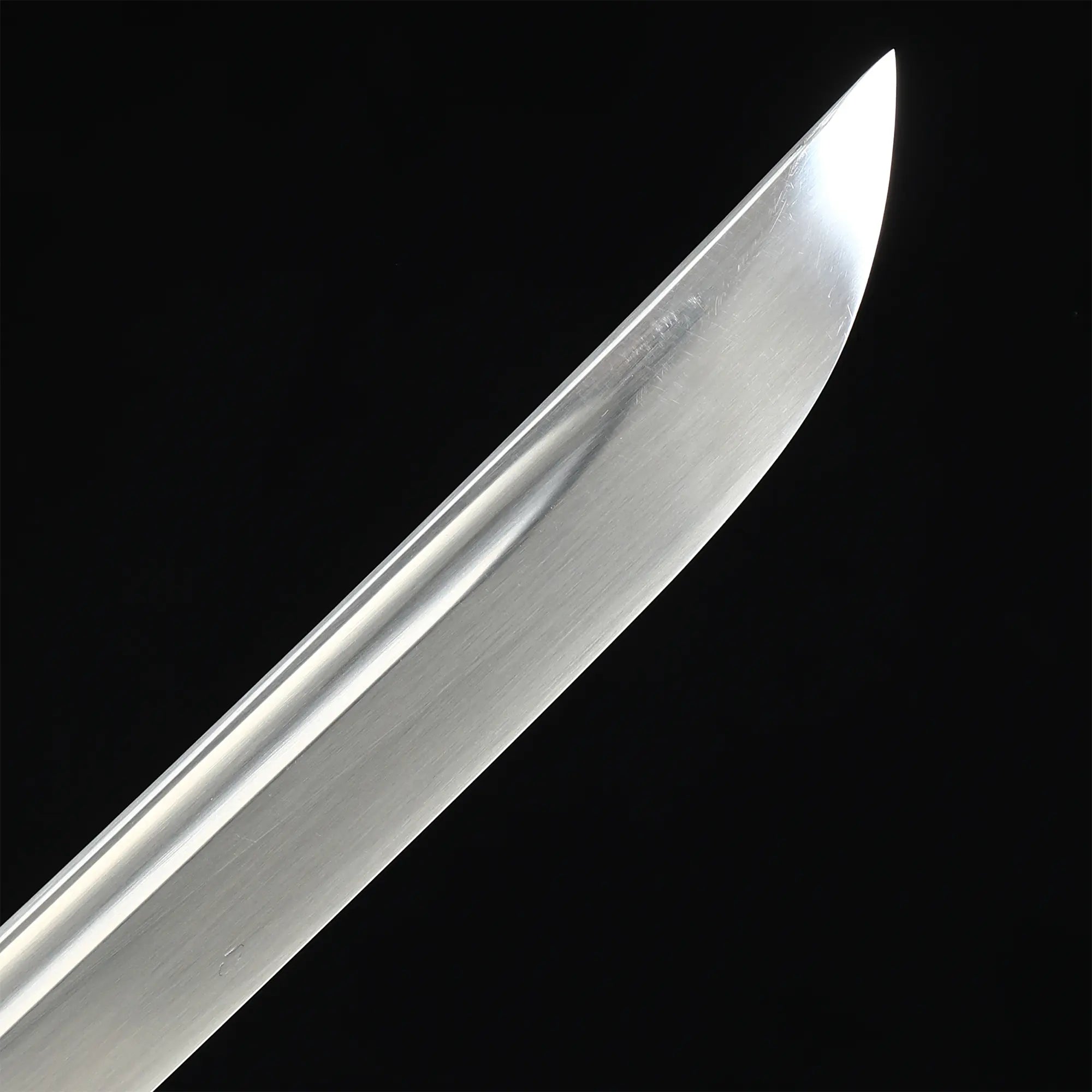 Handmade Full Tang Japanese Katana Sword 1060 Carbon Steel With Black Scabbard