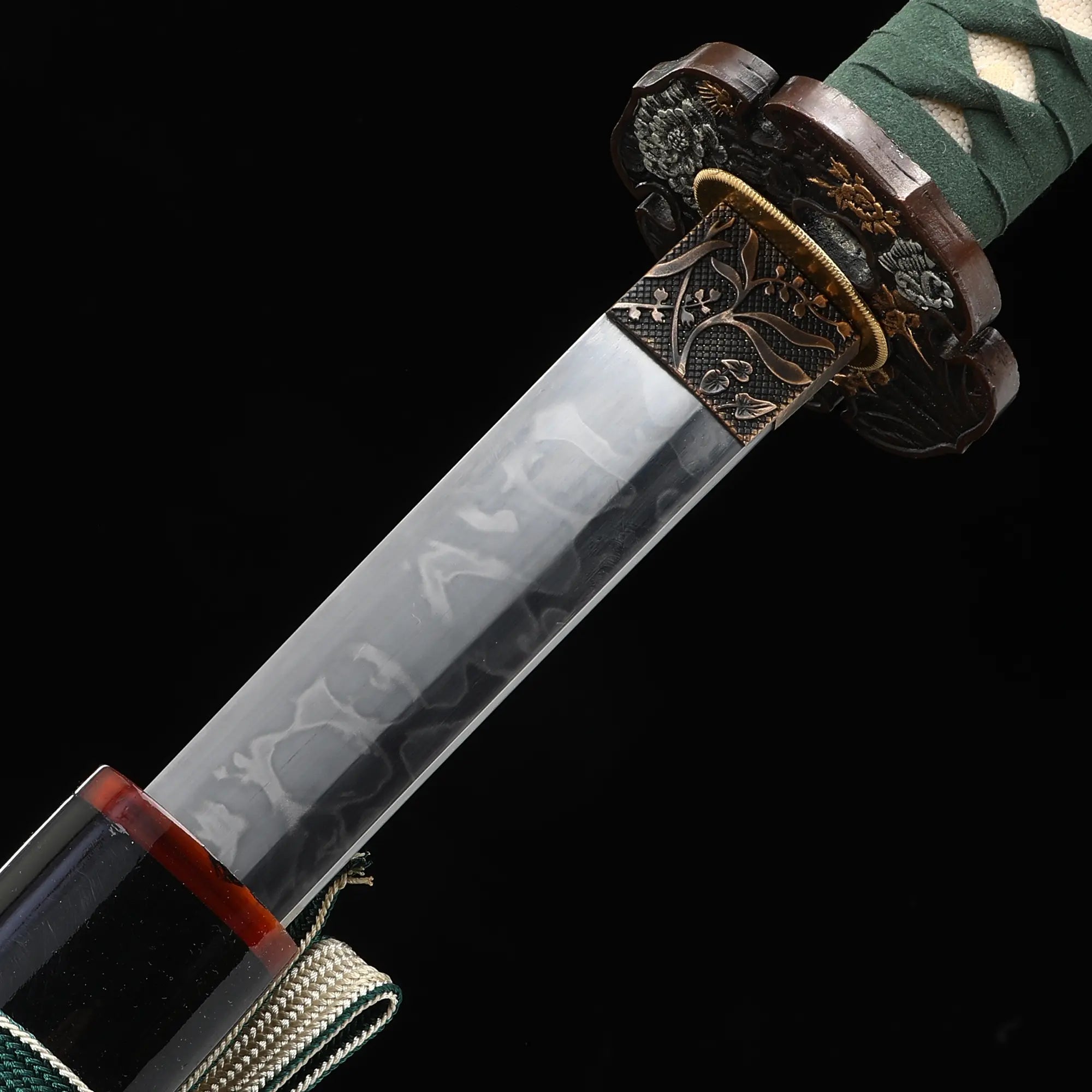 High-performance Handcrafted Katana Sword T10 Carbo Steel With Hamnon Blade