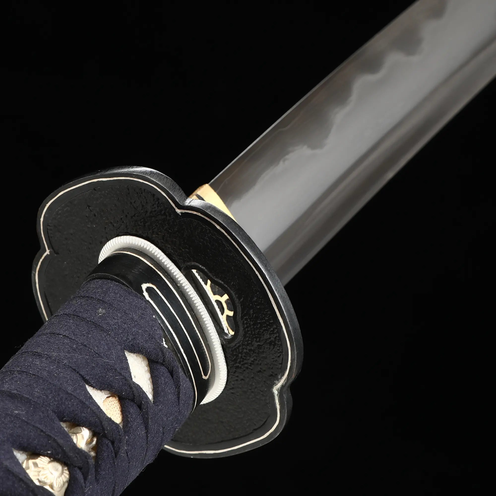 High-performance Handmade Katana Sword Sanmai Steel With Clay Tempered Blade