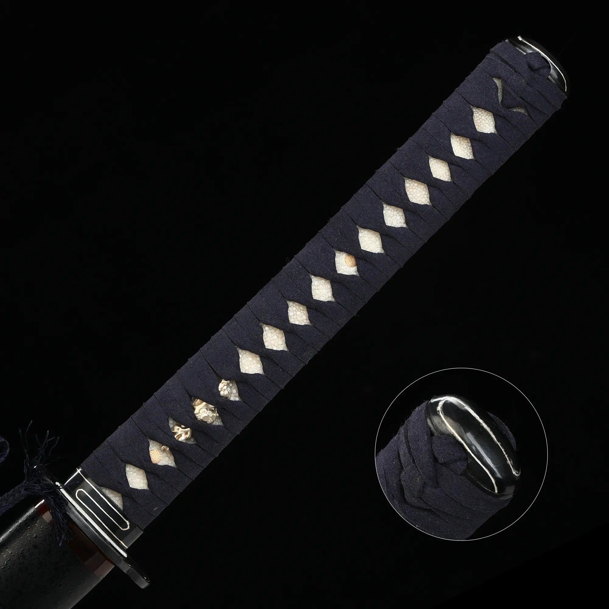 High-performance Handmade Katana Sword Sanmai Steel With Clay Tempered Blade