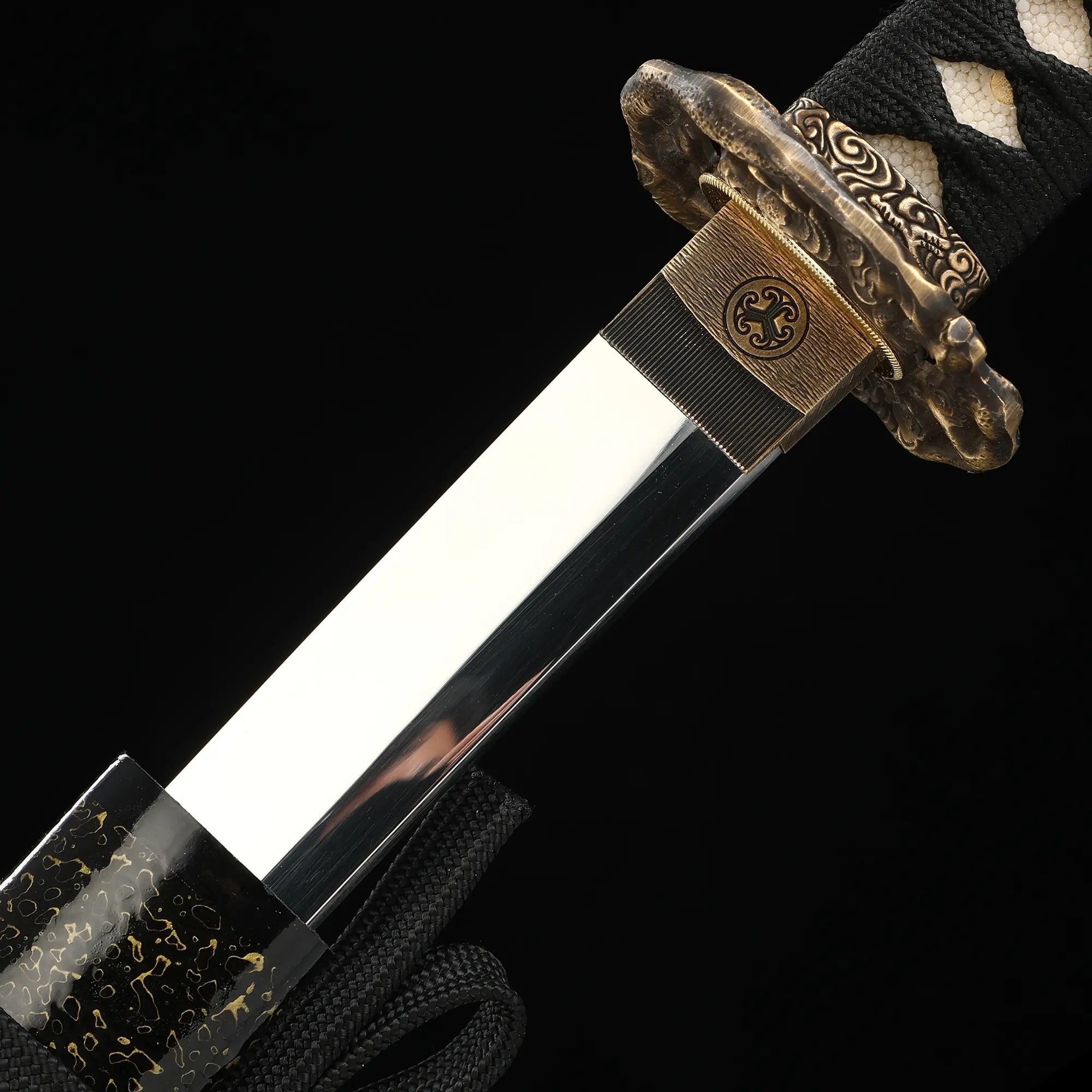 Handcrafted Full Tang Katana Sword 1095 Carbon Steel Hand-sharpened Blade