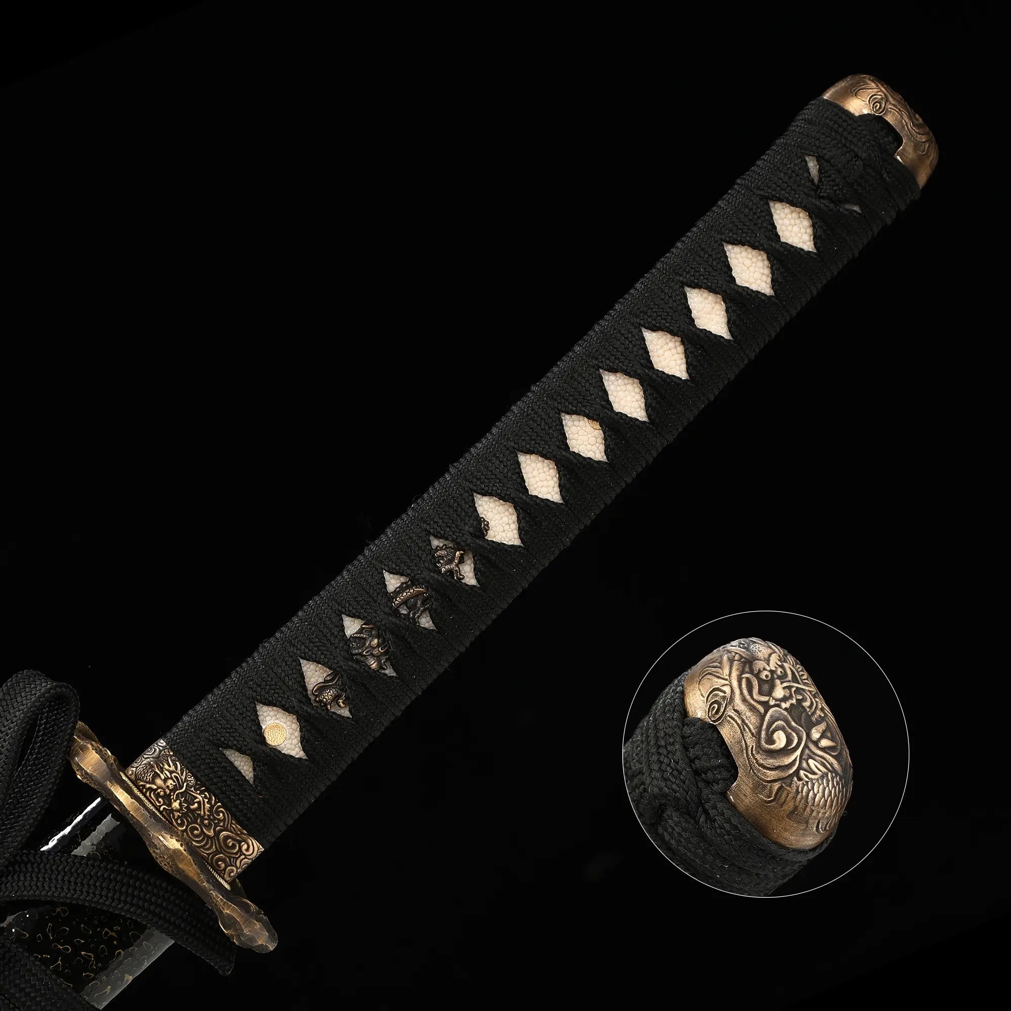 Handcrafted Full Tang Katana Sword 1095 Carbon Steel Hand-sharpened Blade