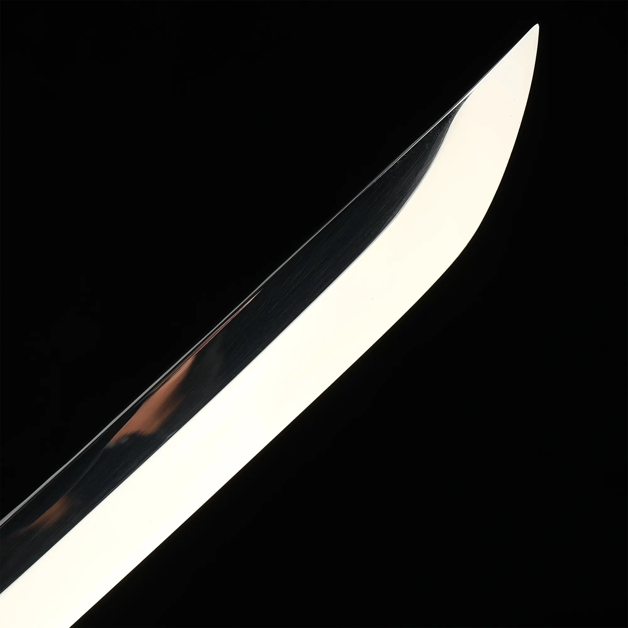 Handmade Full Tang Japanese Katana Sword 1095 Carbon Steel With Black Scabbard