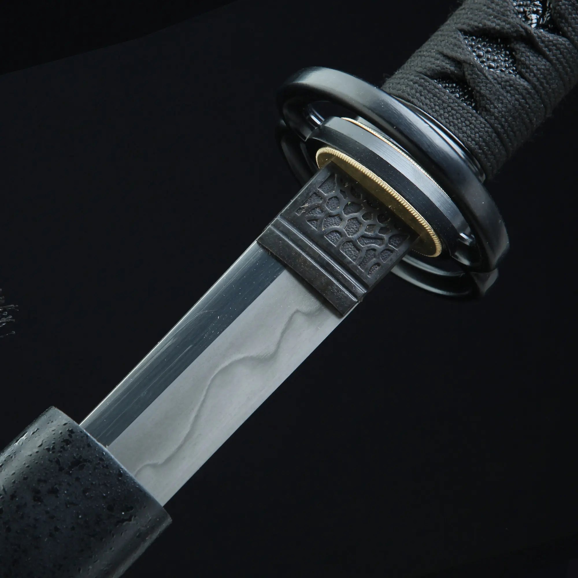 Handmade Japanese Samurai Sword T10 Steel With Clay Tempered Blade