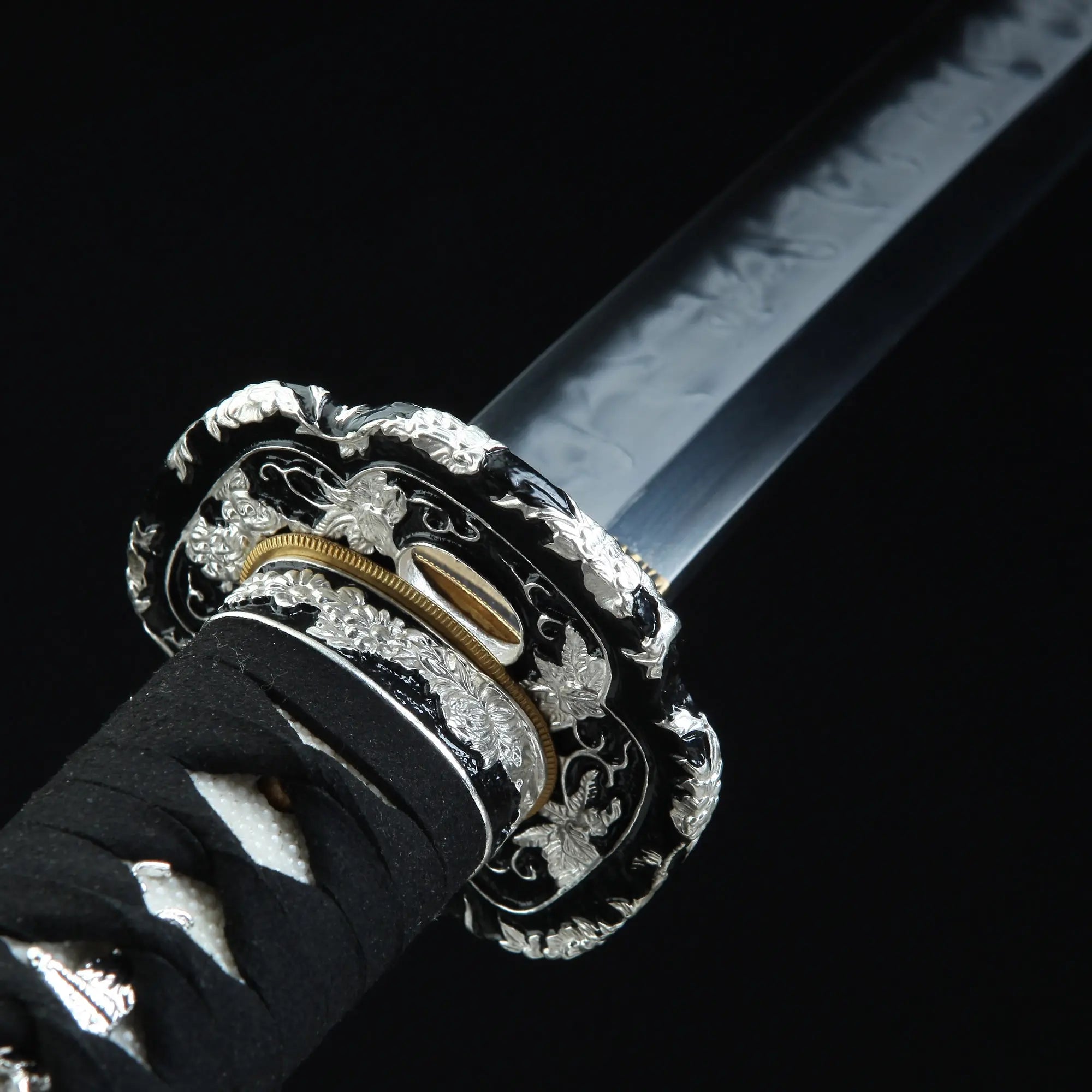High-performance Handmade Katana Sword T10 Steel With Clay Tempered Blade