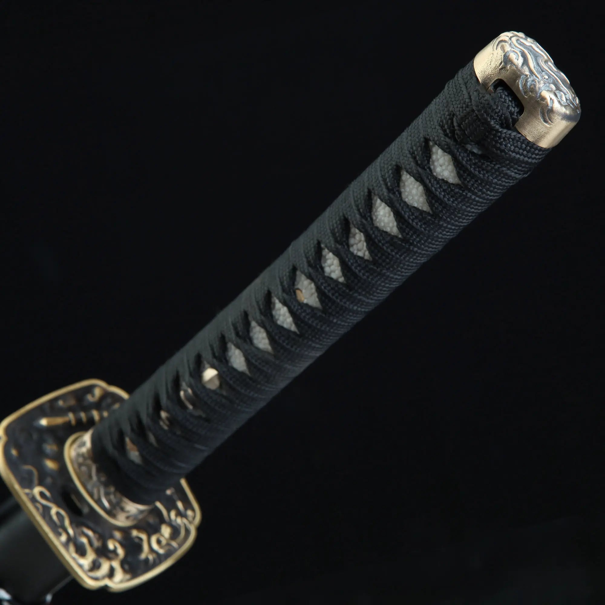 Handcrafted Japanese Samurai Sword T10 Carbon Steel With Clay Tempered Blade