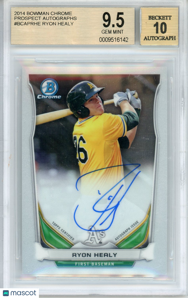 2014 Bowman Chrome Prospect Autographs Ryon Healy
