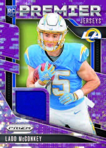 Hobby 2024 Panini Prizm Football Mega Box (Purple Pulsar Prizms)