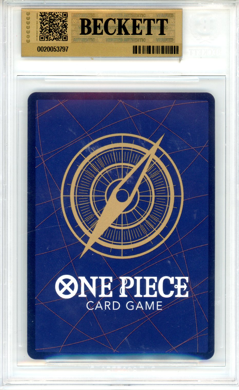 2025 One Piece Card Game Carrying on His Will Monkey.D.Luffy TR BGS 9.5