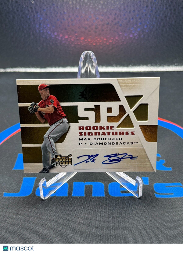 2008 SPX Baseball Rookie Signatures Max Scherzer Auto #150