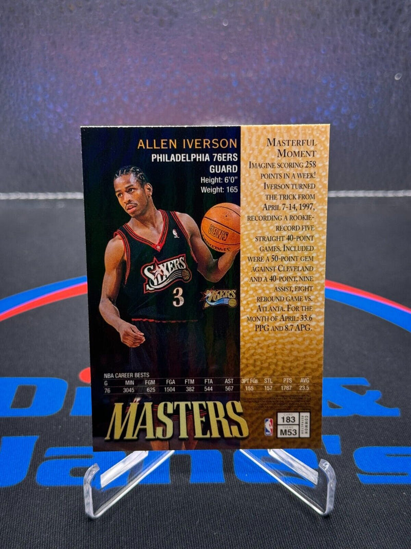 1997-98 Finest ALLEN IVERSON Masters