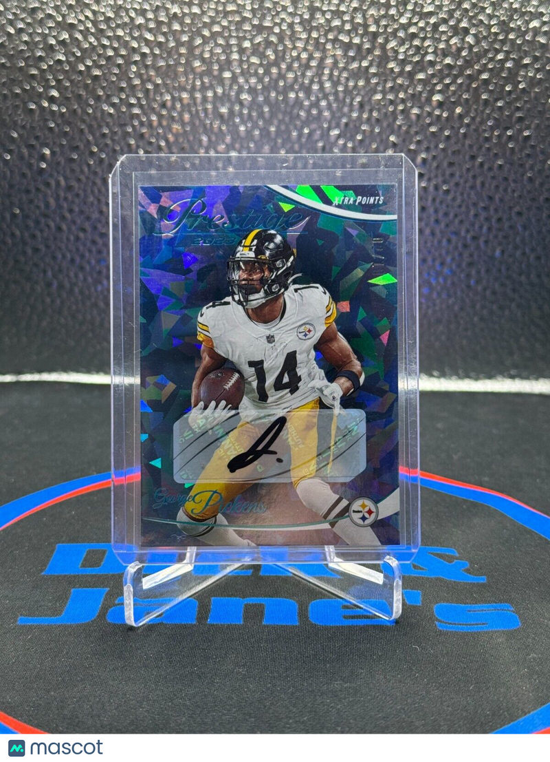 2023 Prestige George Pickens Blue Ice Auto 2/10 Steelers