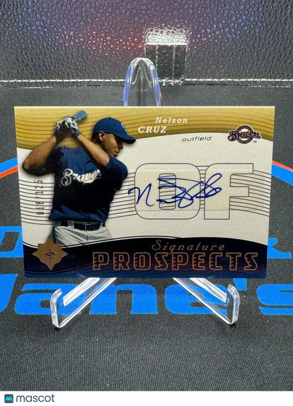 2005 Upper Deck Signature Prospects Nelson Cruz Auto /125 #160