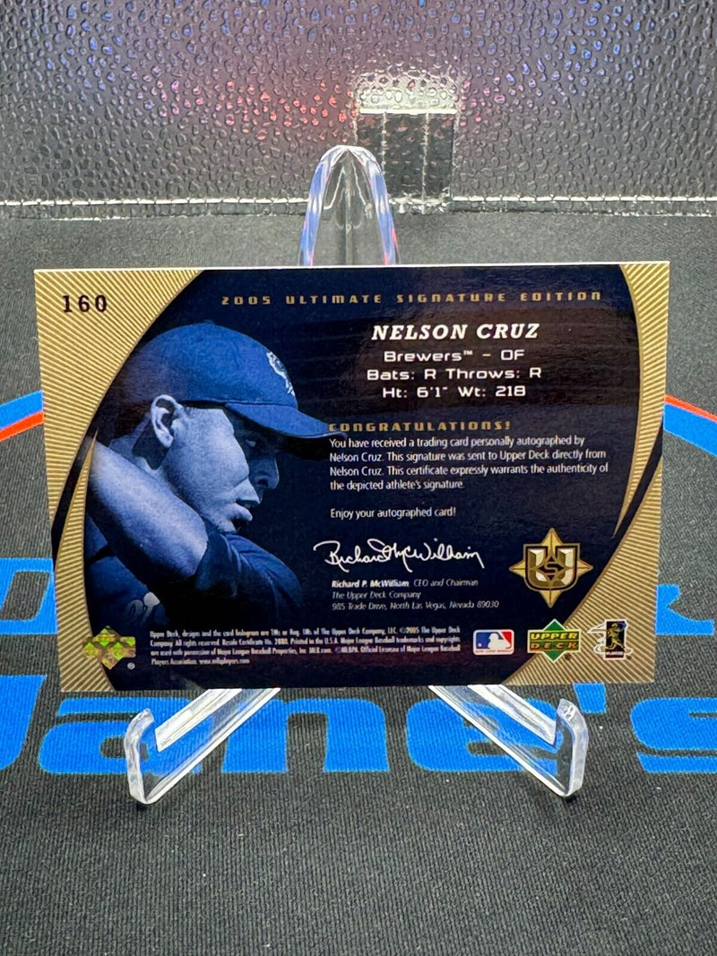 2005 Upper Deck Signature Prospects Nelson Cruz Auto /125