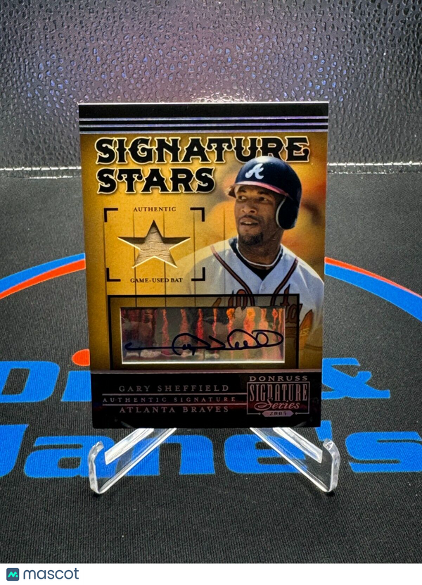 2005 Donruss Signature Series Gary Sheffield Signature Stars Auto Relic