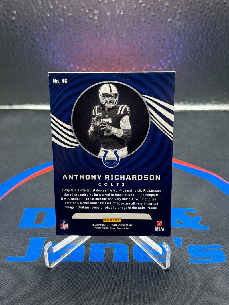 2023 Illusions Anthony Richardson Rookie Red Parallel 4/175