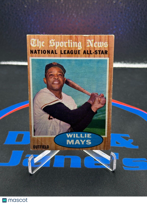 1962 Topps Baseball - Willie Mays All-Star #395