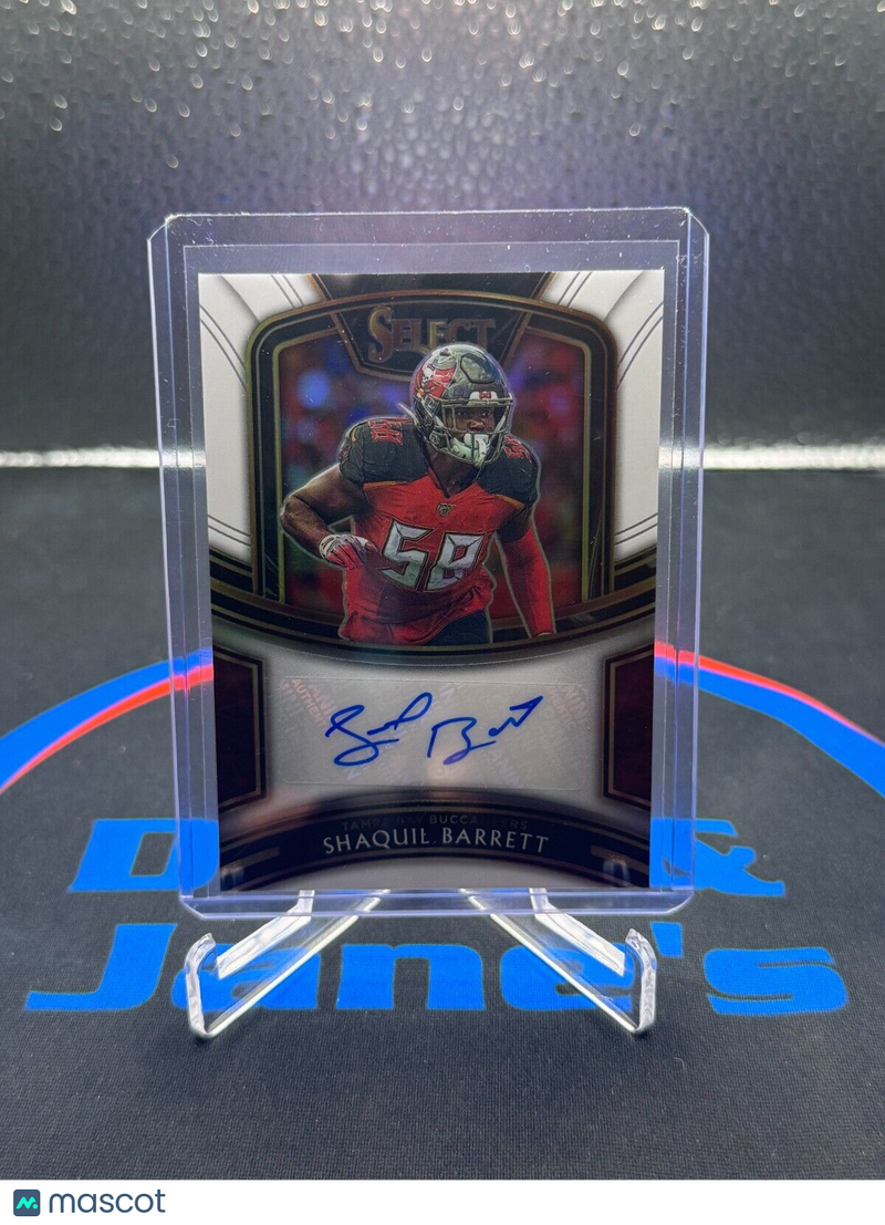 2020 Panini Select Shaquil Barrett White Autograph 02/35