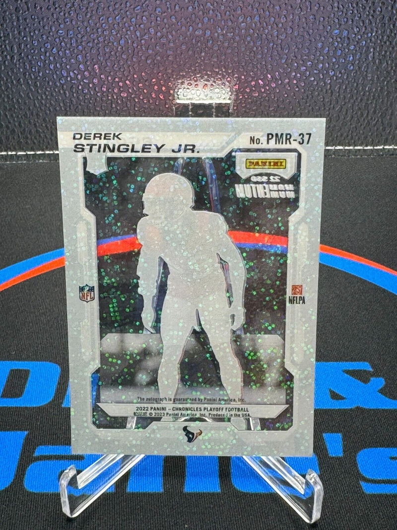 2022 Panini Chronicles Derek Stingley Jr. Playoff Sparkle Auto 3/5