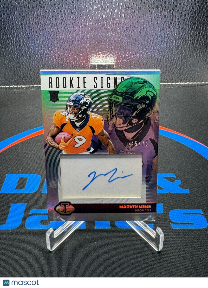 2023 Illusions Marvin Mims Rookie Auto Rookie Signs /99