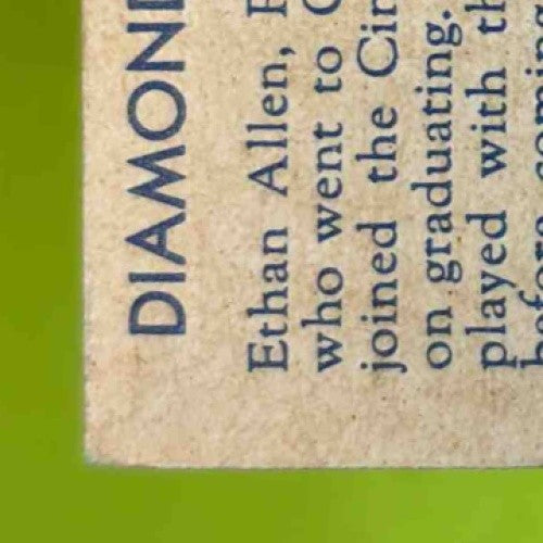 1934-36 National Chicle Diamond Stars #92 Ethan Allen Philadelphia Phillies EX - Sports Cards