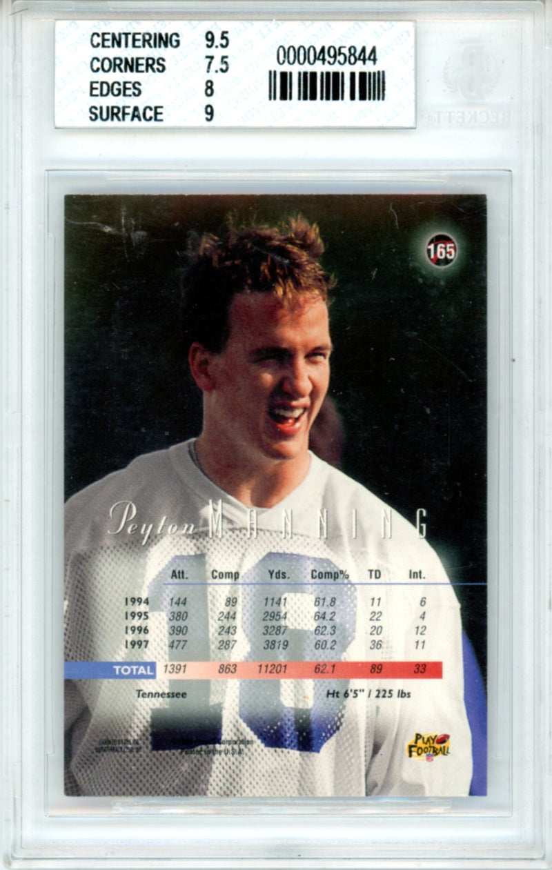 1998 Playoff Prestige Retail Peyton Manning