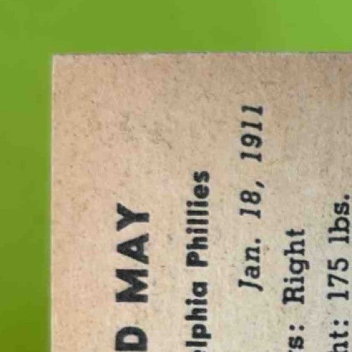 1941 Play Ball Pinky May #9 Philadelphia Phillies EX - Sports Cards
