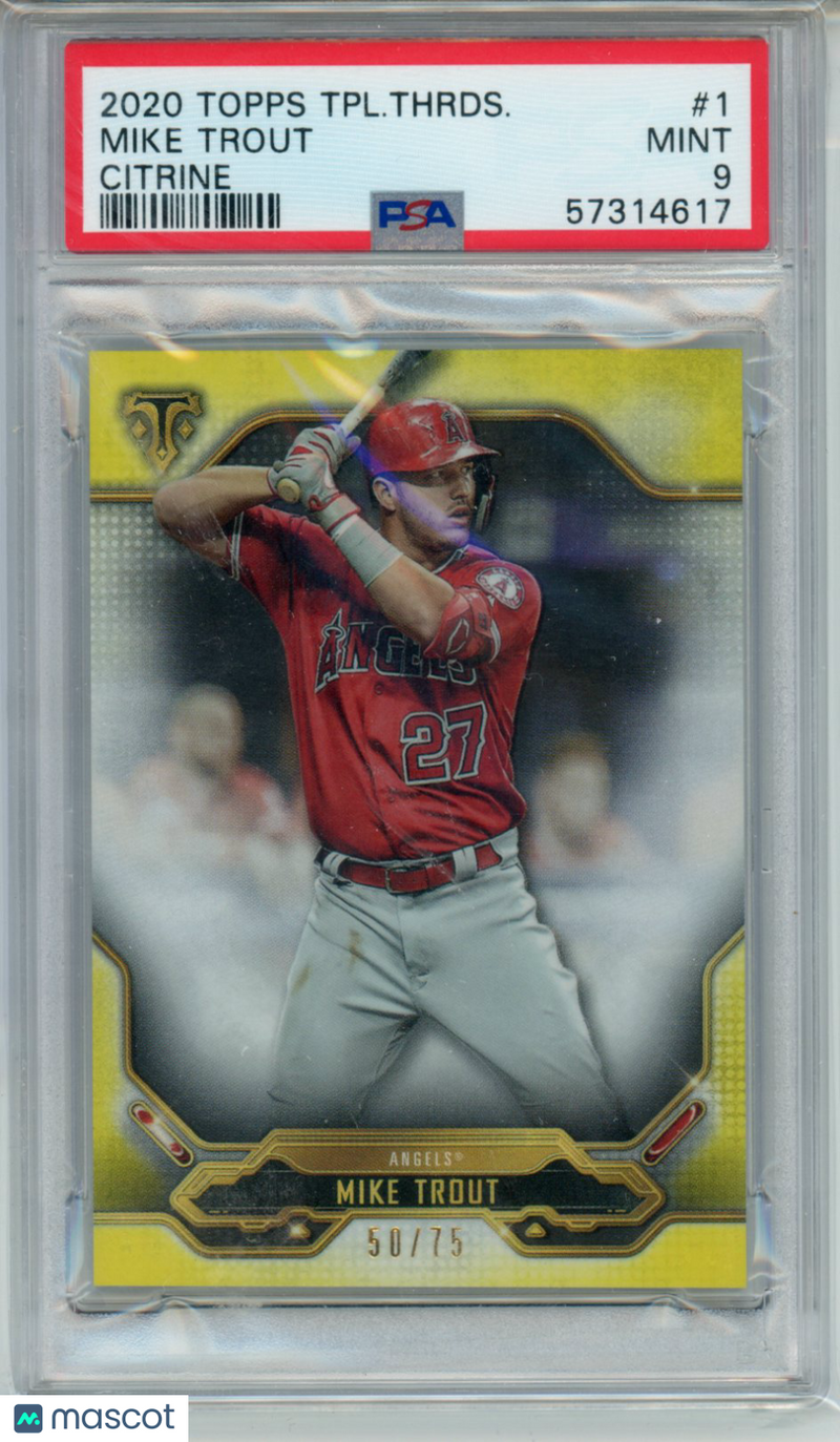 2020 Topps Triple Threads Mike Trout