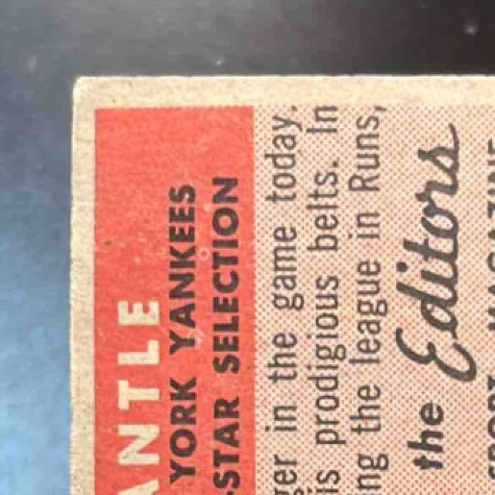 1958 Topps Mickey Mantle #487 New York Yankees - Sports Cards