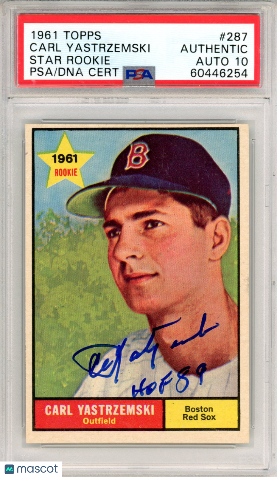 1961 Topps Carl Yastrzemski Star Rookie #287 PSA - Graded Sports Cards
