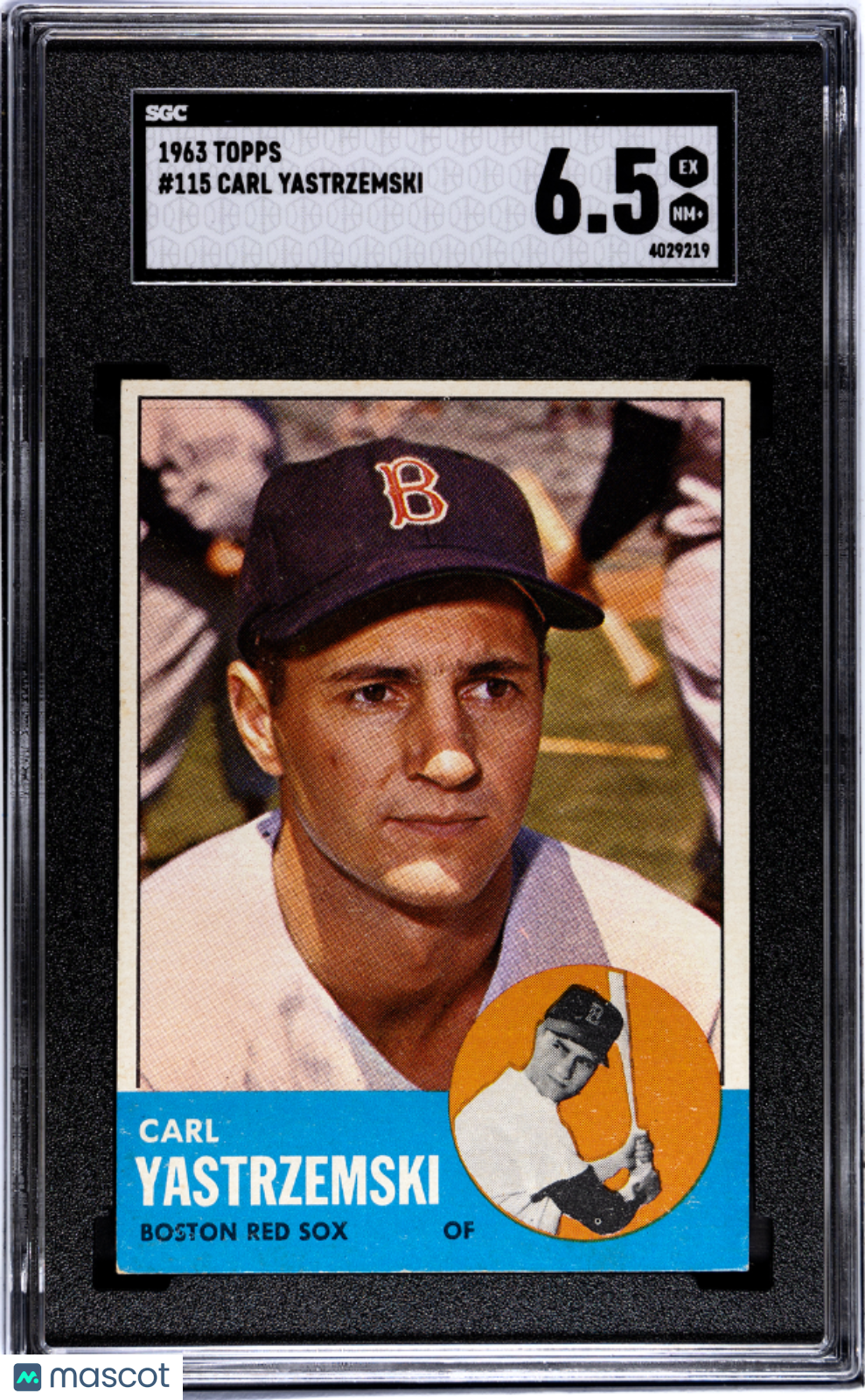 1963 Topps Carl Yastrzemski #115 SGC 6.5 - Graded Sports Cards
