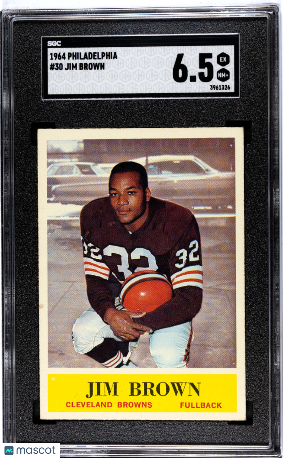 1964 Philadelphia Jim Brown #30 SGC 6.5 Cleveland Browns - Graded Sports Cards