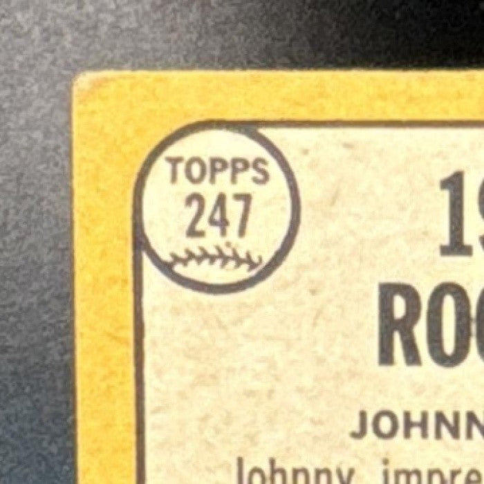 1968 Topps 247 Reds Rookie Stars Johnny Bench Ron Tompkins RC (VG-EX) Cincinnati - Sports Cards