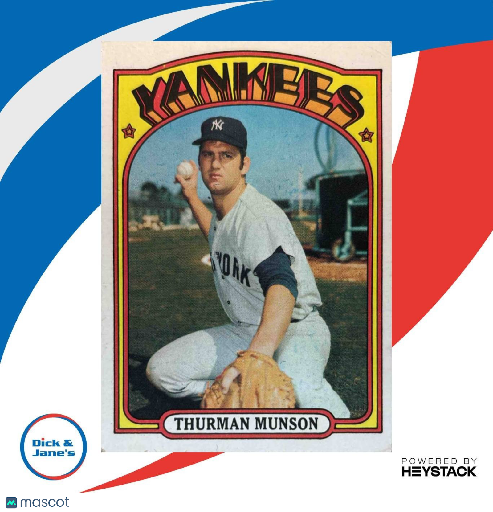 1972 Topps Thurman Munson Check Condition Corner #441 New York Yankees - Sports Cards