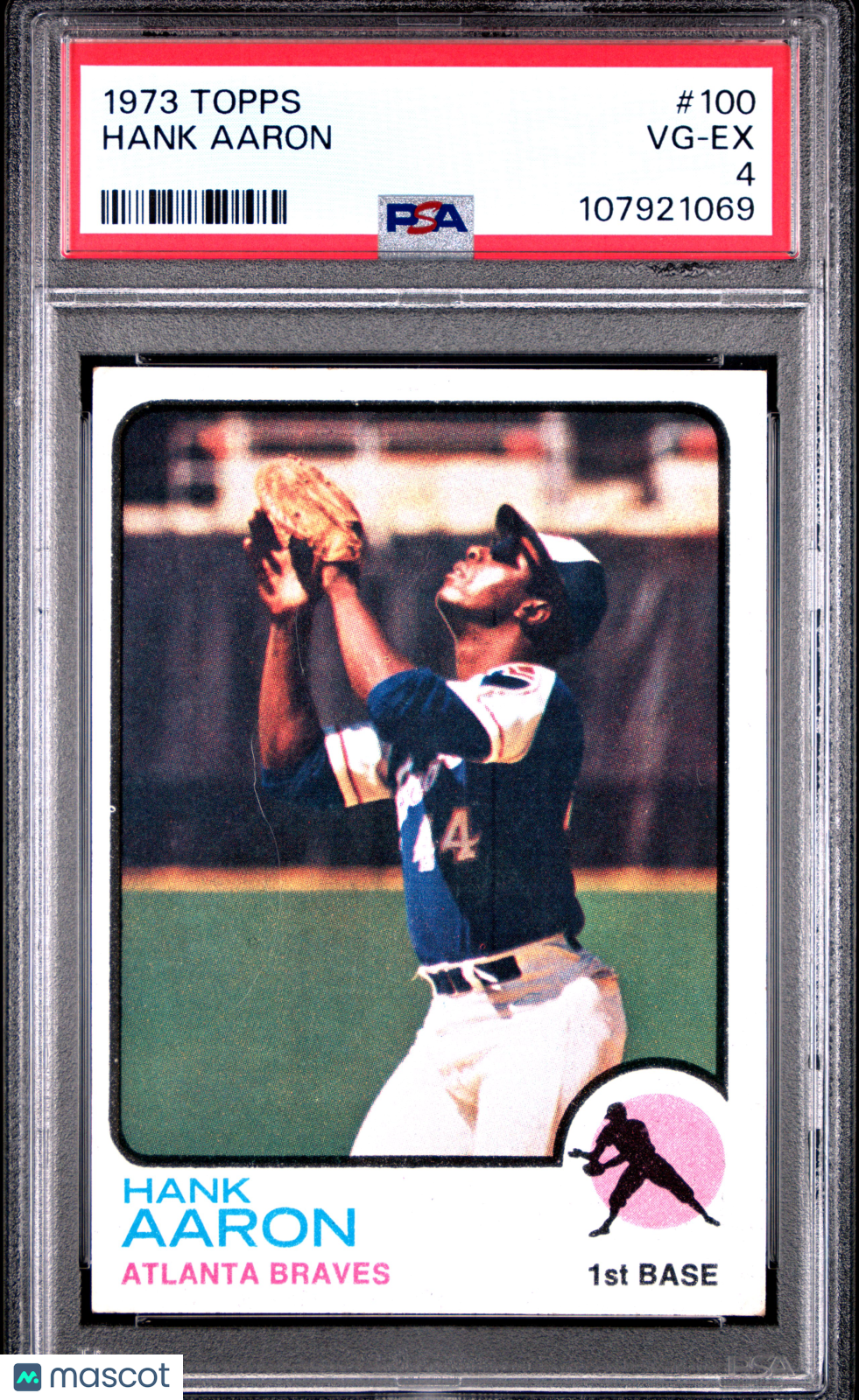 1973 Topps Hank Aaron #100 PSA 4 - Graded Sports Cards