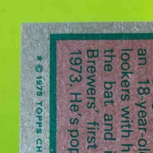 1975 Topps Robin Yount #223 RC Milwaukee Brewers - Sports Cards